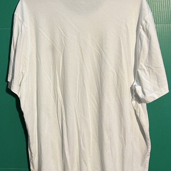 Nike White T-Shirt Men’s 3XL – The Nike Tee Embroidered Swoosh Logo Made in Jord - Picture 4 of 5